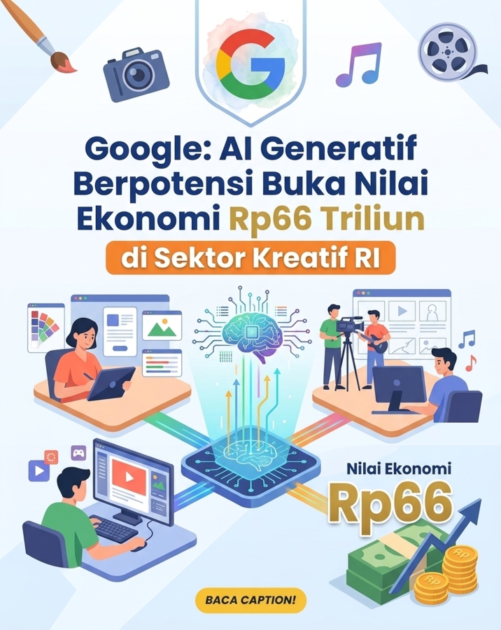JAVATEKNO - AI Generatif Dinilai Mampu Mendorong Potensi Ekonomi Kreatif Indonesia hingga Rp66 Triliun