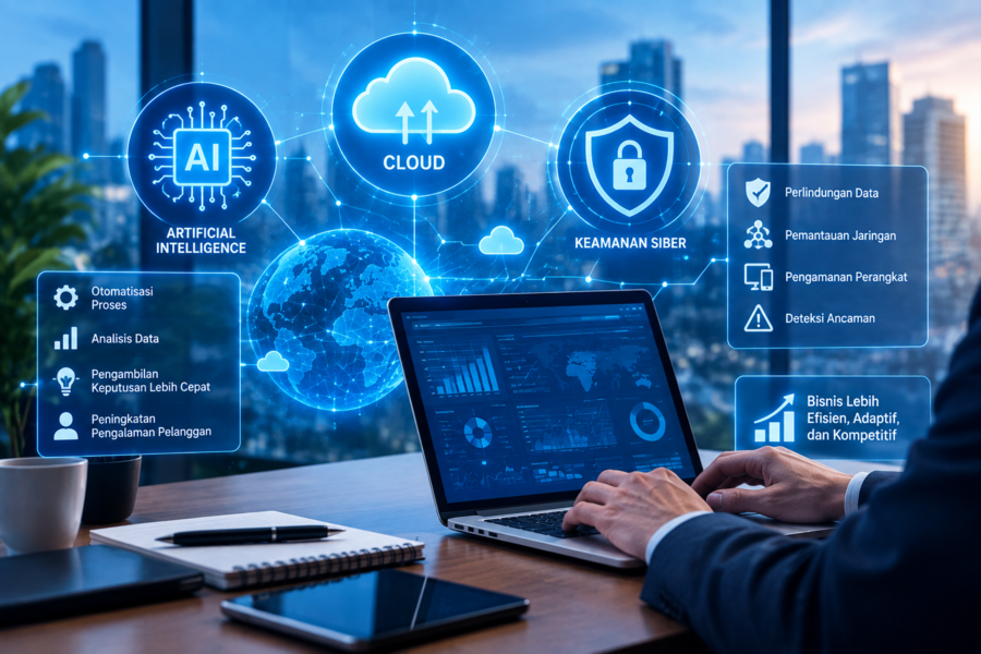 JAVATEKNO - Cloud, AI, dan Keamanan Siber Makin Penting bagi Dunia Bisnis