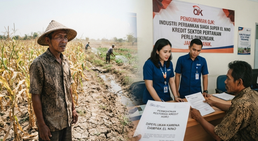 JAVATEKNO - Ancaman Super El Nino Bayangi Kredit Sektor Pertanian, OJK Minta Industri Siaga